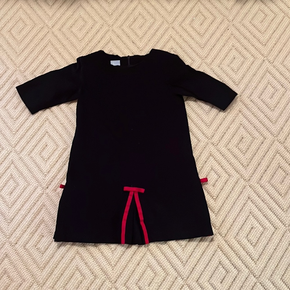 Bella Bliss Navy Corduroy W/Red Bows